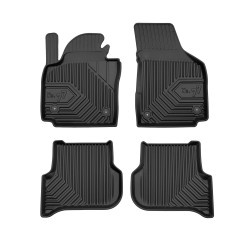 Tappetini per auto no. 77 compatibili con SEAT Altea 2004-2015 su misura in gomma | Tipo Auto: Minivan | Note: distanza tra bottoni sul lato del conducente 31,5 cm e sul lato del passeggero 30,4 cm